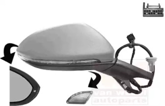 VAN WEZEL 5766828 -  Наружное зеркало